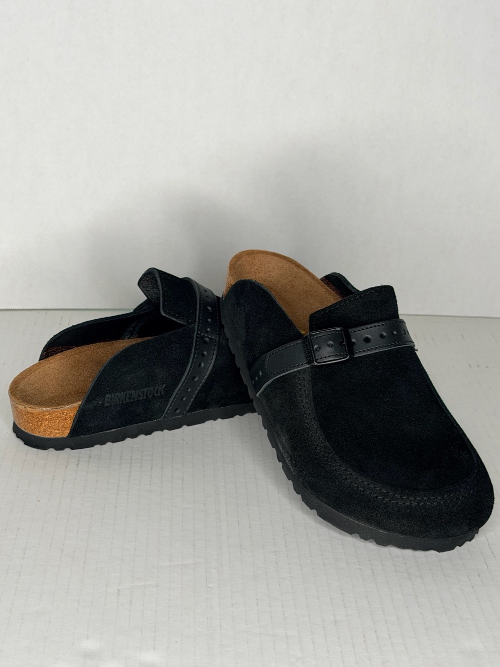 Birkenstock Eaton Black Suede Clogs New w/o Box Women’s Size 4.5